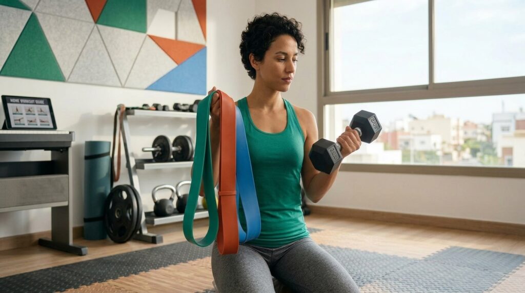 resistance bands vs dumbbells
